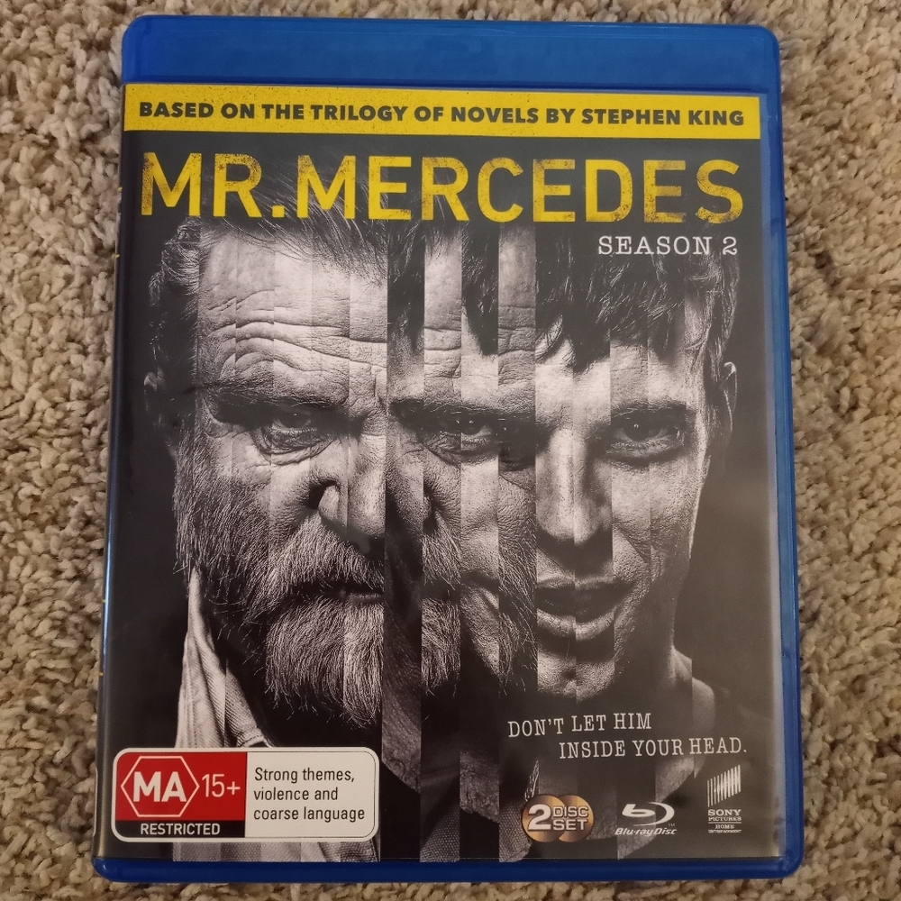 Mr. Mercedes Season 2 Blu-ray with Blue Case